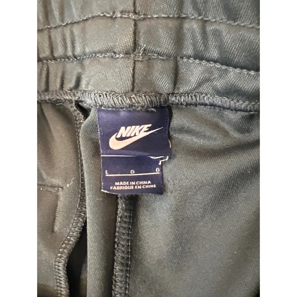 Nike Mens Training Pants Slate Blue Straight Leg Track Joggers‎ Sweatpants LG